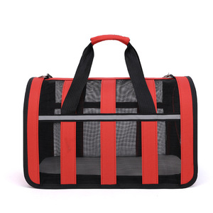 กระเป๋าใส่แมว/สุนัขแบบนิ่มพับได้ได้รับการอนุมัติให้เป็นสายการบินสำหรับสัตว์เลี้ยง/ลูกสุนัขพร้อมสายสะพายไหล่ - Product Image 2