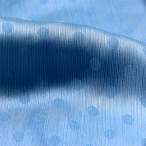 Tissu Jacquard Yoryu en Chiffon 100% Polyester Vintage à Pois Tissé Léger pour Robes de Mariée, Costumes, Lingerie et Chemises pour Filles - Product Image 5