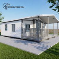 Casa Contenedor Expandible Premium de 40 pies con 4 Dormitorios para Familias Numerosas, Residencia Modular Prefabricada