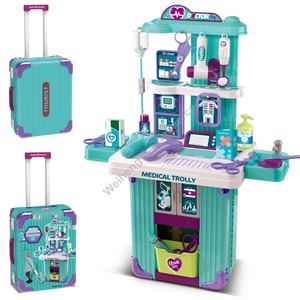 3-in-1 Küchen-Spielset Realistisches Kochspielzeug mit Reisekoffer Verpackung Rollenspielzeug für Kinder - Product Image 6