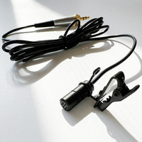 Microphone Lavalier Sans Fil Little Bee Modèle 77B Connecteur 3,5 mm pour Diffusion en Direct et Enregistrement Vocal