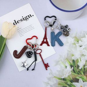 Nouveau Porte-clés Créatif en Cuir avec Lettre et Pendentif Dés 2025 – Idéal pour Portefeuille, Sac à Main, Accessoires, Cadeau Commémoratif pour Couple - Product Image 3