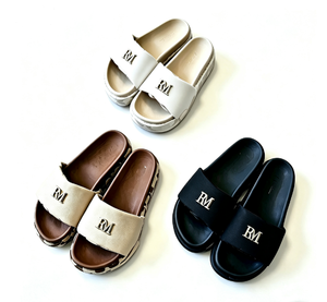 Sandalias planas de verano para mujer, con diseño de lunares, punta abierta, parte superior sintética, suela de EVA antideslizante, sandalias de mujer, zapatos. - Product Image 1