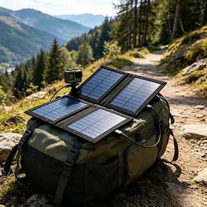 Panneau solaire portable flexible noir 500W avec une efficacité de 22,5-24% Dimensions 1775x411mm pour une utilisation fiable hors réseau en extérieur - Product Image 4