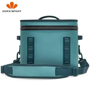 Bolsa con aislamiento para exteriores de alta calidad, bolsa enfriadora de playa portátil personalizada de 8L para alimentos congelados
