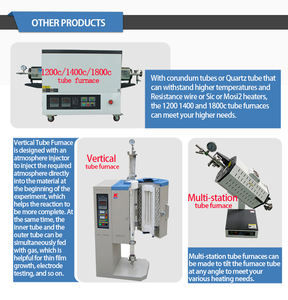 أنبوب منطقة Muti فرن تفريغ الهواء المنسكب 80 أنبوب لتلبد السيراميك - Product Image 5