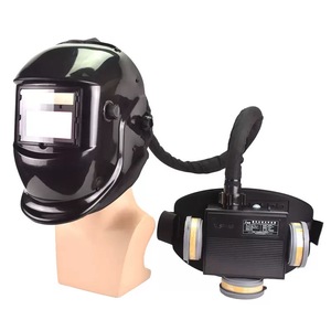 Paquete PAPR: Máscara Facial Completa, Filtros de Gas, Batería de Repuesto, Respirador Eléctrico <span class=keywords><strong>con</strong></span> Suministro de Aire, Máscara de Soldadura <span class=keywords><strong>con</strong></span> Oscurecimiento Automático - Product Image 1