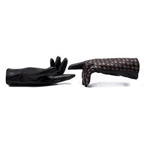 Gant matelassé en cuir PU de couleur personnalisée avec doublure en cachemire Gants de travail en cuir de mouton du Pakistan à la mode - Product Image 3
