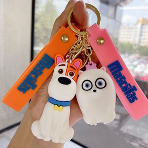 Cross Border Cartoon the Secret Life of Pets llavero Pvc Animal pequeño colgante bolsa colgante decoración Anime llavero al por mayor - Product Image 3