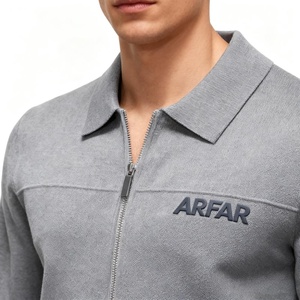 Giacca da Uomo Personalizzata con Ricamo, 280 Grammi, Cerniera in Poliestere e Cotone, per Uso Esterno - Product Image 1