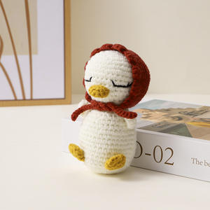 Peluche de Pingüino o Cachorro Hecho a Mano, de Ganchillo, para Aliviar el Estrés, Suave y Reconfortante, para Mayores de 14 Años - Product Image 5