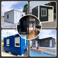 Casa Prefabricada Desmontable con Aislamiento Solar, Panel Sándwich de Acero, Construcción de Casa Permanente para Granja, Camping, Acero Modular