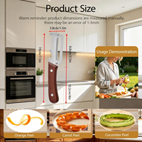 Groenteschiller Keuken 2026 Nieuwe Handmatige Multifunctionele RVS Schiller Houten Handvat Flessenopener STELLAR PATH