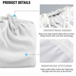 Custom Dust Bag for Handbags Storage Dust Bags Cotton with Drawstring Purses Pocketbooks <b>Boot</b> - Product Image 4