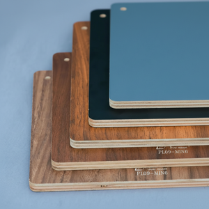 Tablero de melamina ODM/OEM 1220X2440MM para muebles modernos, chapa de madera contrachapada de 9mm y 18mm de espesor para apartamentos y hoteles - Product Image 1