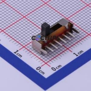 SK14D07L4B Slide Switch Through hole Component (THT) Switch Single Pole Four Throw Rectangle Pin Header PC Pin 14.6mm - Product Image 1