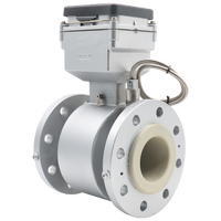Compteur d'eau liquide magnétique en acier inoxydable Lorawan DN40-DN300, capteur de débit numérique, température 4G avec pression, OEM