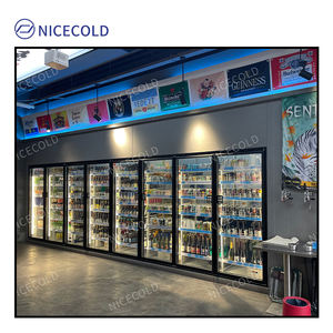 ประตูกระจก8บานตู้แช่ในตู้<span class=keywords><strong>เย็น</strong></span>พร้อมจอแสดงผลห้องเย็นตู้แช่สำหรับเดิน - Product Image 6