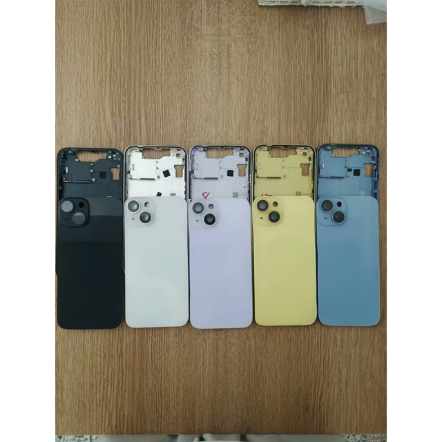 Wholesale Mobile Phone Housing Back Glass Replacement for iPhone 14/14 Plus Battery Back Cover Logo Rear Glass Panel Phone