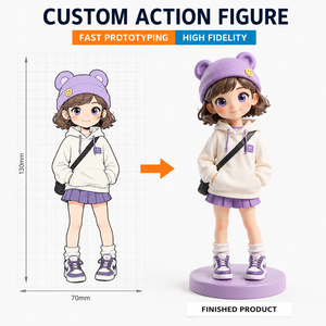 Fabricante de Figuras de Juguete de Diseño Personalizado, Estatuas Coleccionables de Vinilo, PVC, Resina y ABS, Serie de Cajas Sorpresa, Muestra Gratuita - Product Image 1