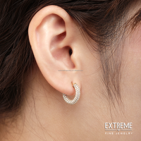 Premium 9K/10K/14K/18Kt or massif rubis carré et améthyste boucles d'oreilles à breloques pierres précieuses femmes filles fabricant de bijoux fins