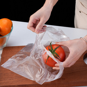 Richer LDPE Plastic Roll <b>Bags</b> Food Grade Tie Closure Custom Logo Size Color Opp <b>Bag</b> for Fresh Produce Packaging - Product Image 4