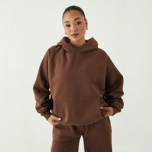 Sweat-shirt à capuche oversize pour femme, pull décontracté en molleton doux, streetwear tendance, vente en gros personnalisée, tenue pour femme - Product Image 1