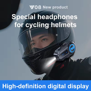 Nuevo Casco Inteligente con Auriculares Bluetooth, Linterna LED, Resistente al Agua IPX6, Auriculares Inalámbricos Deportivos para Motocicleta - Product Image 4