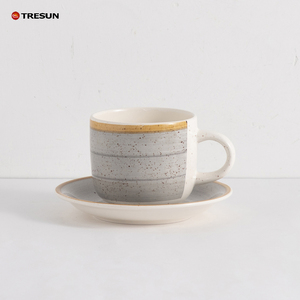 Juego de Vajilla de Porcelana al por Mayor, Pintado a Mano con Diseño de Olas de Agua, Estilo Clásico para Bodas, Apto para Microondas - Product Image 4