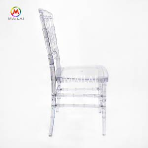 Toptan düğün temizle napolyon sandalyeler akrilik kristal reçine şeffaf parti Chiavari sandalye - Product Image 3