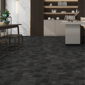 Lobby Cuisine Café Imperméable Nettoyage Facile Pvc Luxe Vinyle Carreaux LVT Plancher Antidérapant Lâche Poser Sec Dos Taille Personnalisée - Product Image 3