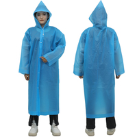 Poncho de pluie jetable en EVA épaissi, léger, imperméable, résistant aux déchirures, à capuche, pour extérieur et situations d'urgence