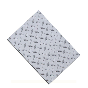 ダイヤモンド5バーパターンチェッカーチェッカーエンボストレッドチェッカーアンチスリップアルミプレートシートカーボートバスフロア用 - Product Image 2