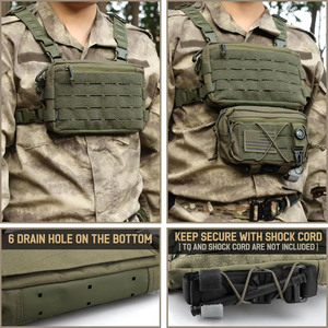 Échantillon gratuit Sac de taille extérieur utilitaire tactique Sac de poitrine pour la chasse l'escalade la randonnée la pêche Sac mobile - Product Image 3