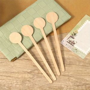 Palitos Agitadores de Café Desechables de Madera (Otros) con Cabeza Redonda y Logotipo Personalizable para Bebidas Calientes y Té con Leche - Product Image 2