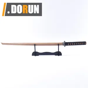 竹木武士训练剑Iaido剑道手工训练剑和日本击剑40英寸防滑握把
