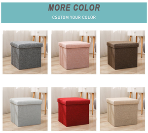 Tabouret de rangement moderne en bois massif/pouf nouveauté banc à chaussures pliable d'entrée pour chambre à coucher <span class=keywords><strong>Newage</strong></span> Design - Product Image 5