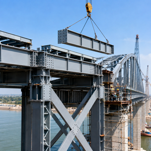 Puente de Viga Compuesta de Acero y Hormigón con Plataforma de Hormigón Prefabricado <span class=keywords><strong>para</strong></span> <span class=keywords><strong>Carreteras</strong></span> y Cruces de Vías Rurales - Product Image 6