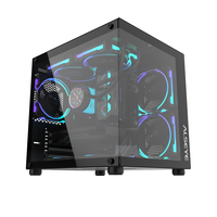 ALSEYE New Design Computer Case Cube Mini-B Black Color ARGB PC Case With Glass Window