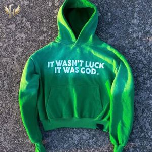 Customizable Double-Layer No <b>String</b> Hoodie Streetwear Heavyweight Silk Screen Printed Distressed Vintage Acid 100% Cotton Hooded - Product Image 2