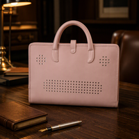 Étui pour ordinateur portable en cuir respirant et imperméable, couleurs mélangées tendance, pour sac à main - Utilisation quotidienne, protection au bureau et au travail