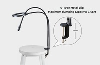 Bulu mata lampu LED Uv dengan cincin, cahaya UV lem bulu mata Gel cepat berkembang dengan dasar roda tambalan UV bulu mata profesional