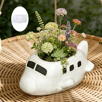 Moule en silicone Avion 'Early Riser' GJHP 197 pour projets DIY en plâtre, coupelles à bougies, pots de fleurs, coupelles de rangement, ornements et moulages décoratifs