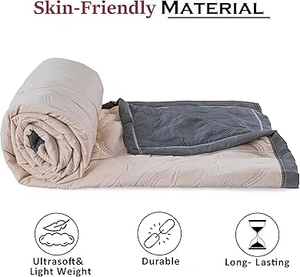 Couettes réversibles en microfibre de nouveau lancement couleur unie ultra douce et légère disponible en qualité premium et subpremium - Product Image 4