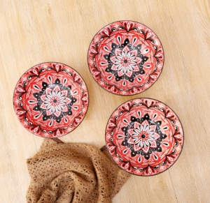 Vente <span class=keywords><strong>en</strong></span> <span class=keywords><strong>gros</strong></span> bon marché Céramique <span class=keywords><strong>Vaisselle</strong></span> Stock Saladier Colorful Ready Stocks Option pour Modèle - Product Image 2