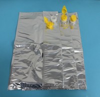 Sacs en plastique aseptiques 20L à valve, PE/VMPET/PE+2PE, impression en héliogravure, pour emballage de vin, eau, liquides, jus, 200um, directement de l'usine