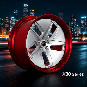 Rines de Disco Profundos de Aleación de Aluminio Forjado Personalizados X30, Aptos para Rolls <span class=keywords><strong>Royce</strong></span> 5x114.3 PCD 30mm/40mm de Alto Rendimiento - Product Image 6