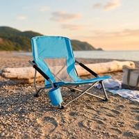 Chaise de camping pliable légère et portable, robuste, pour l'extérieur, avec sac de transport, idéale pour les événements sportifs