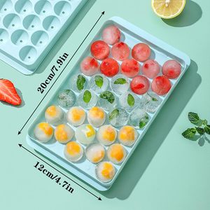 Bandeja Redonda para Cubitos de Hielo de PP de Grado Alimenticio con 33 Cavidades, Lista para Enviar - Product Image 4