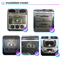 Junsun Multimedia Inalámbrico CarPlay Android Auto Radio GPS para Ford Focus Mondeo Fiesta Transit Kuga C-Max S-Max Gala